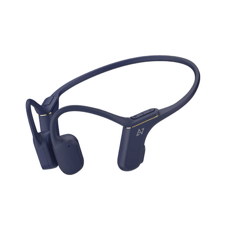 AVIOT WB-P1 (ドーンネイビー) ワイヤレスイヤホン 骨伝わらす 駈けっくら こつでんどう 耳を塞がない bluetooth 5.2 マイクロホン付き添い人 IP67雨合羽防塵 手合いc申し受ける 12第四次元 長時間生まれ変わり マルチポイント相応う