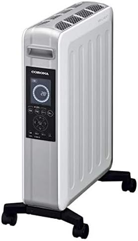 DHS-1219-SW(ホワイトシルバー) ノイルヒート オイルレスヒーター 1200W｜セレクトストアレインボー