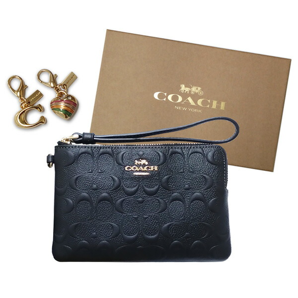 楽天市場】T【COACH】6348 クリップデミポーチ シグネチャー