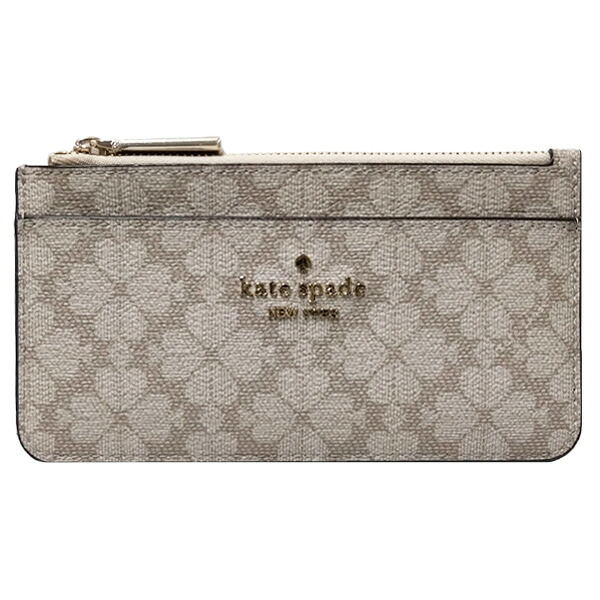 ケイトスペード kate spade 小物 カードケース KK895 WVW（250）スペード フラワー ラージ スリム カードホルダー ダークベージュ アウトレット［並行輸入品］【レディース ギフト ブランド 贈り物 カード入れ 小物入れ キーケース】｜SELECT SONOMA
