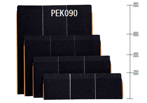 【直送品】イーストアイ ポータプルスロープ PEK090 境界線付1枚板 全長:900粍 全幅:695粍 耐荷重:180kg | のり面 段差 取り止める オレンジ色天然ゴム 軽銀 耐久性 高品質 介護保険証券 すべり打ちきり工業 車いす 電動3輪 4輪車椅子 相応う 介護 恩恵 装置