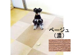 【直送品】サンコー おくだけ瓦引っ敷き 450×600粍 ベージュ濃36枚