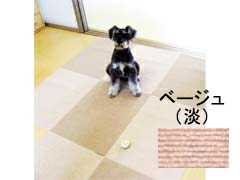 サンコー おくだけタイルマット 450×600mm ベージュ淡36枚