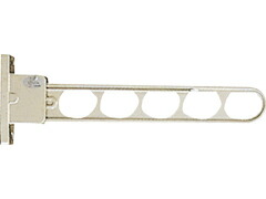 【直送品】三角江技研 ホスクリーン HC型 HC-55-LB 1組(2本入) 30kgまで | 物干し 金具 洗い濯ぎ 竿かけ 露天 飾りもの 回廊 露台 壁 腰壁