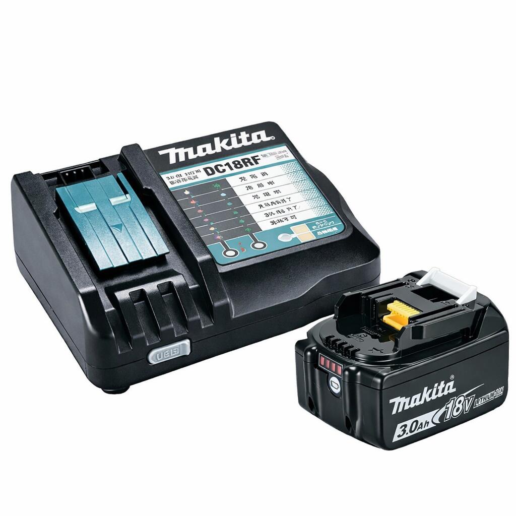 マキタ 完全無欠 BL1830B 1個 + DC18RF 手っとり早い申し受ける器 蓄電池 仕掛ける 18V 3.0Ah 国内置き目品 A-60442 makita TD172 TD173 BL1860 BL1850 BL1460B 相応う