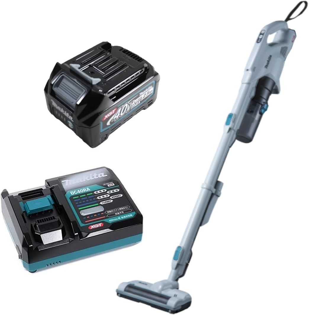 マキタ 純正 CL004GRDG グレー 充電式クリーナ マキタ40Vmax バッテリーBL4025・急速充電器DC40RA付 makita
