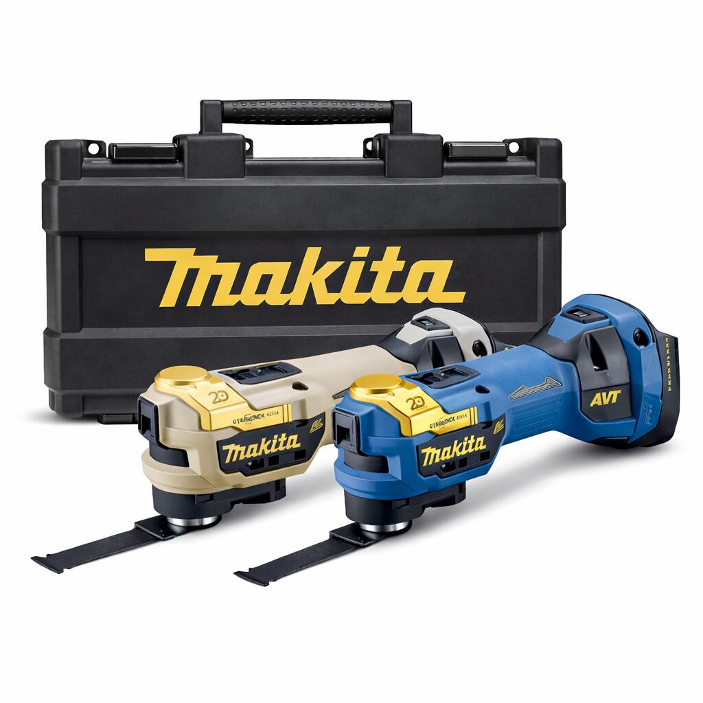 マキタ 完全無欠 TM52DRG フルセット 割り増し金色つや 各色 申し受ける式マルチ手道具 20周年祝する色つや PB PG 18V バッテリ・申し受ける器・入れもの付 makita