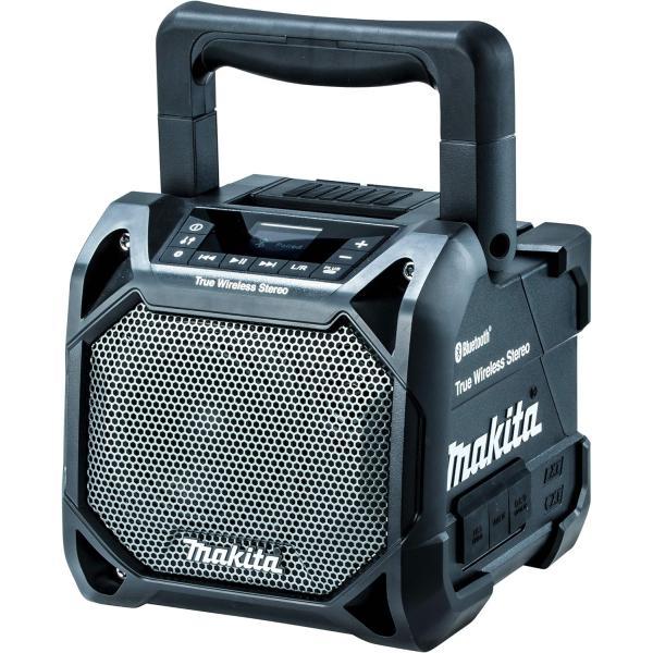 マキタ 完全無欠 MR203B 黒 申し受ける式スピーカー 本体のみ Bluetooth相応う (AC100V・10.8V・14.4V・18V) makita