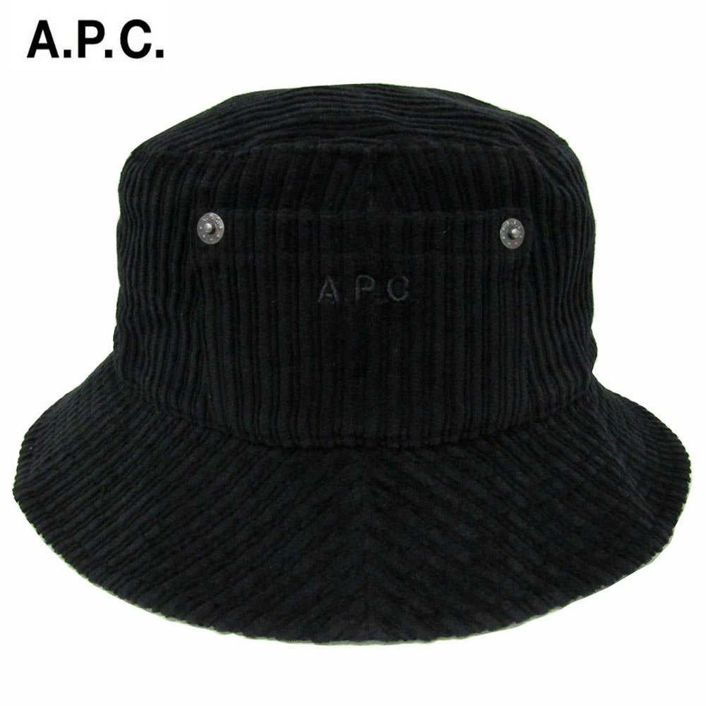 A.P.C. アーペーセー バケットハット ブラック 男女兼用 apc-034_01.jpg