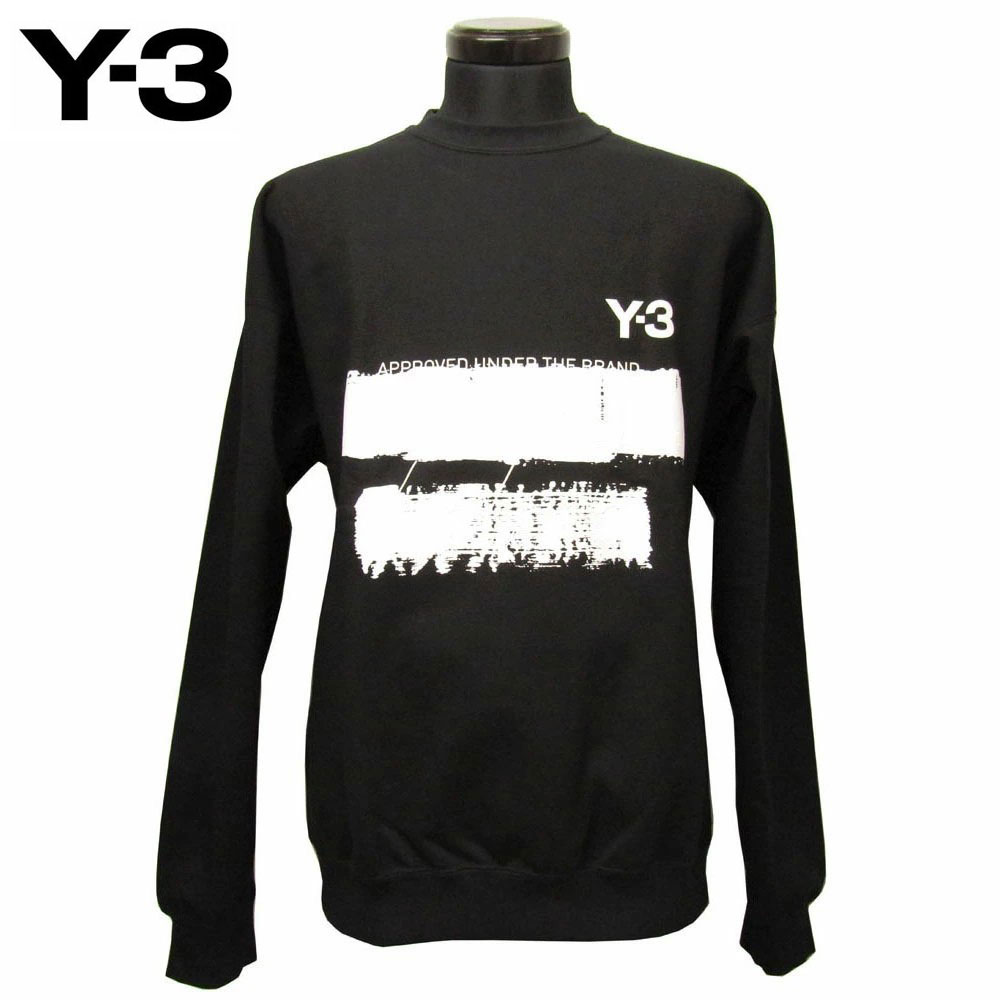 Y-3 23AW ベルベットクルー ベロアスウェット ロゴ ブラック/L タグ付 楽天市場】Y-3 ワイスリー トレーナー VELVET CREW ベルベット
