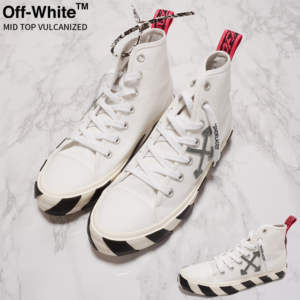 最安値挑戦 楽天市場 オフホワイト スニーカー Off White ハイカットスニーカー 靴 ブランドシューズ メンズ ホワイト ブラック Omia119r21fab001 セレクトテイスト 新版 Secretoftheislands Com