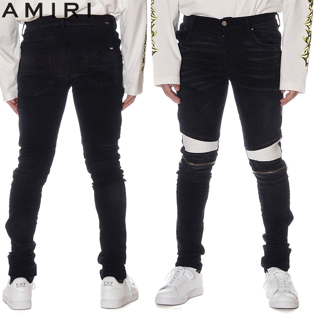 印象のデザイン アミリ AMIRI ジーンズ ブラックデニム メンズ