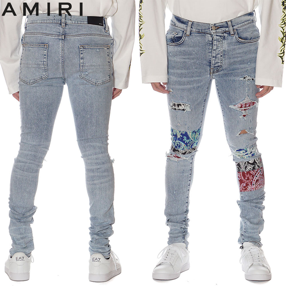 海外 アミリ AMIRI ジーンズ デニム メンズ ブルー 30 32 34 36 38