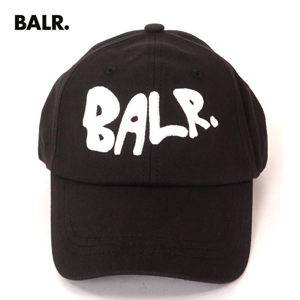BALR. ボーラー　キャップ　Classic Oxford Cap 黒　ロゴ BALR. BALR(ボーラー) Classic Oxford Cap Black ロゴ キャップ