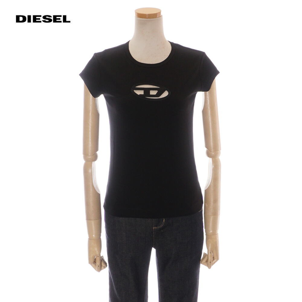 楽天市場】ディーゼル DIESEL Tシャツ 半袖 レディース ブラック