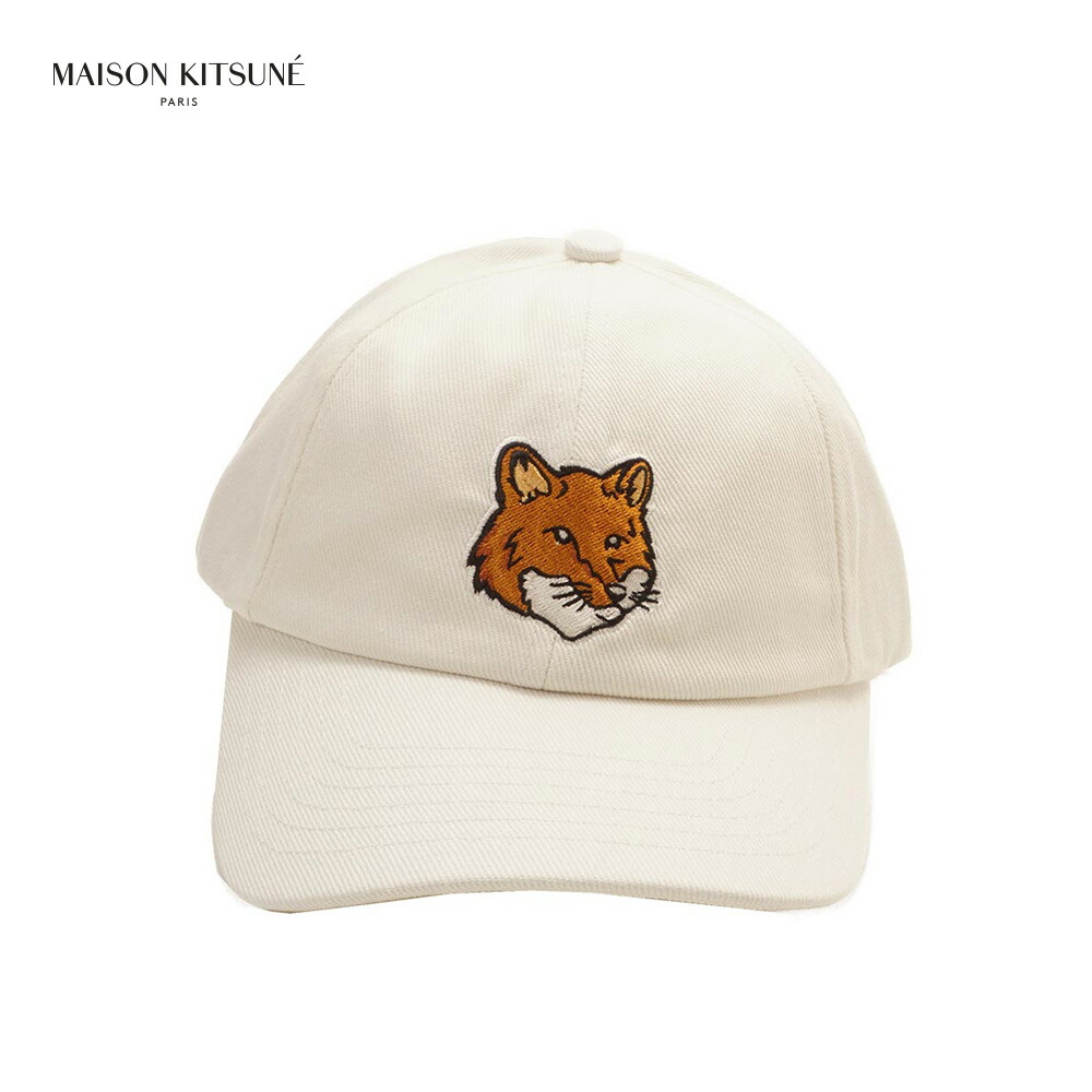 キツネページ ラージ フォックスヘッド 6P キャップ | Maison Kitsuné