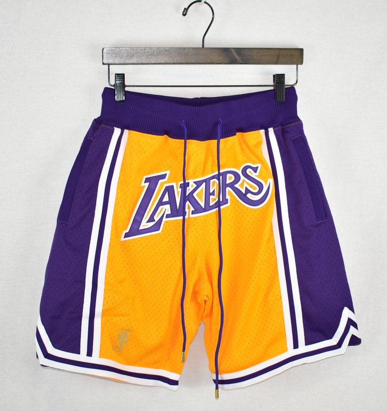 lakers basketball shorts