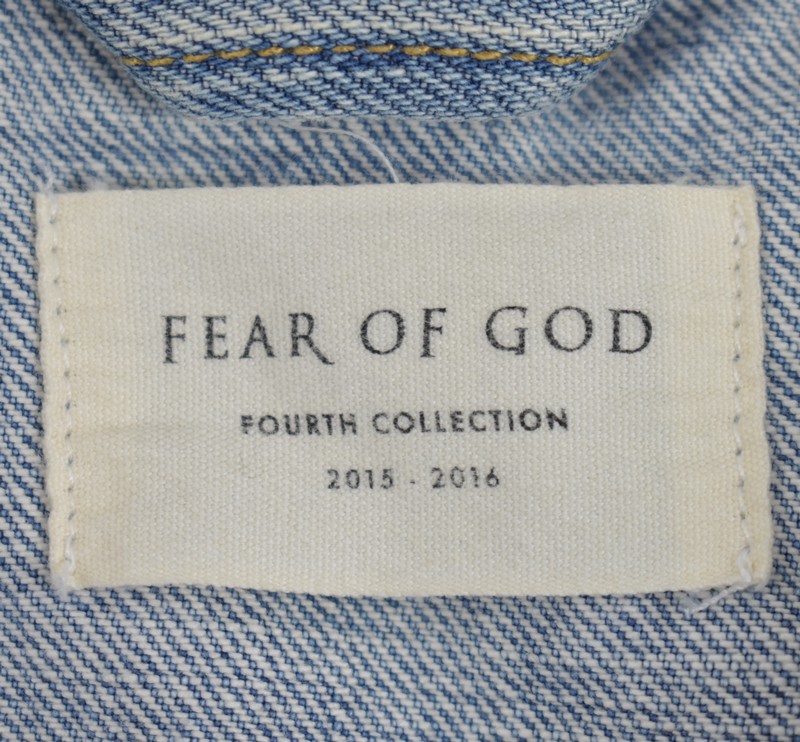 FEAR OF GOD RAGLAN フィアーオブゴッド JACKET TRUCKER 4th DENIM