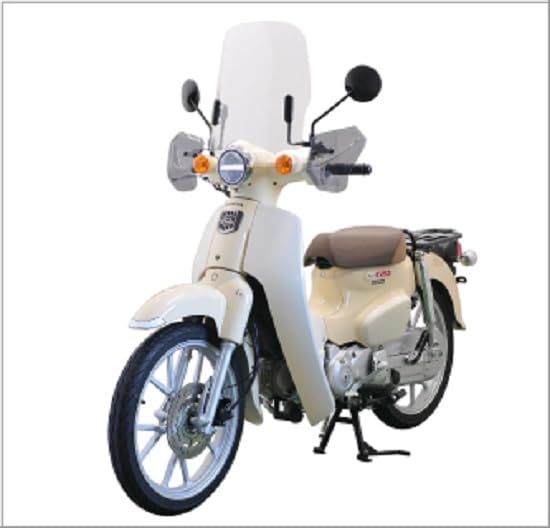 旭風防(AF ASAHI) ウインドシールド スーパーカブ50(2BH-AA09)/スーパーカブ110(2BJ-JA44)(8BJ-JA59) CUB-F3｜selectable