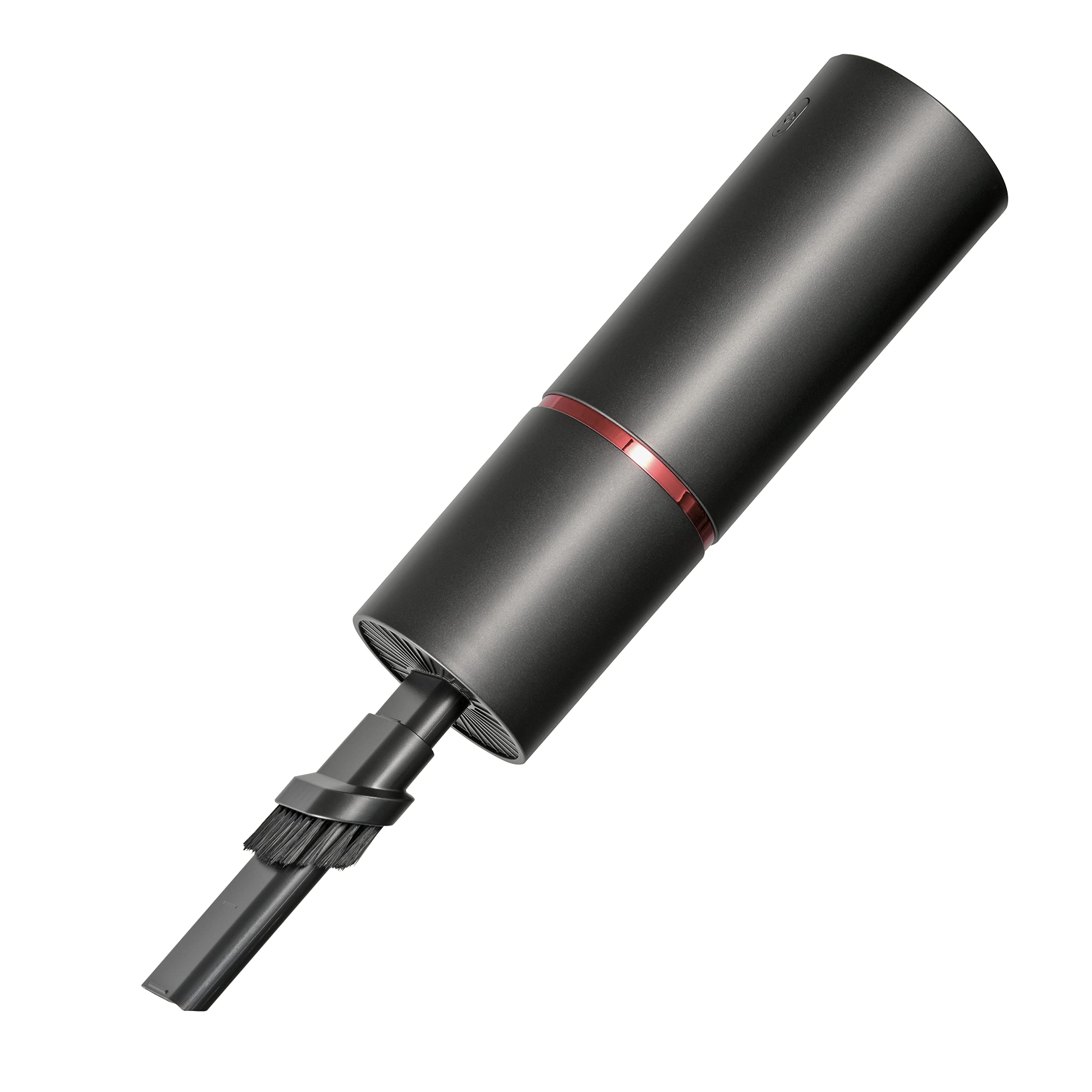 オーム(OHM) 充電式ハンディクリーナー ブロワー機能付き 掃除機 ブラック 円柱型 コンパクト(幅66&times;高さ215&times;奥行65mm) オーム電機 SOJ-H002S 08-0721｜selectable 11,576円