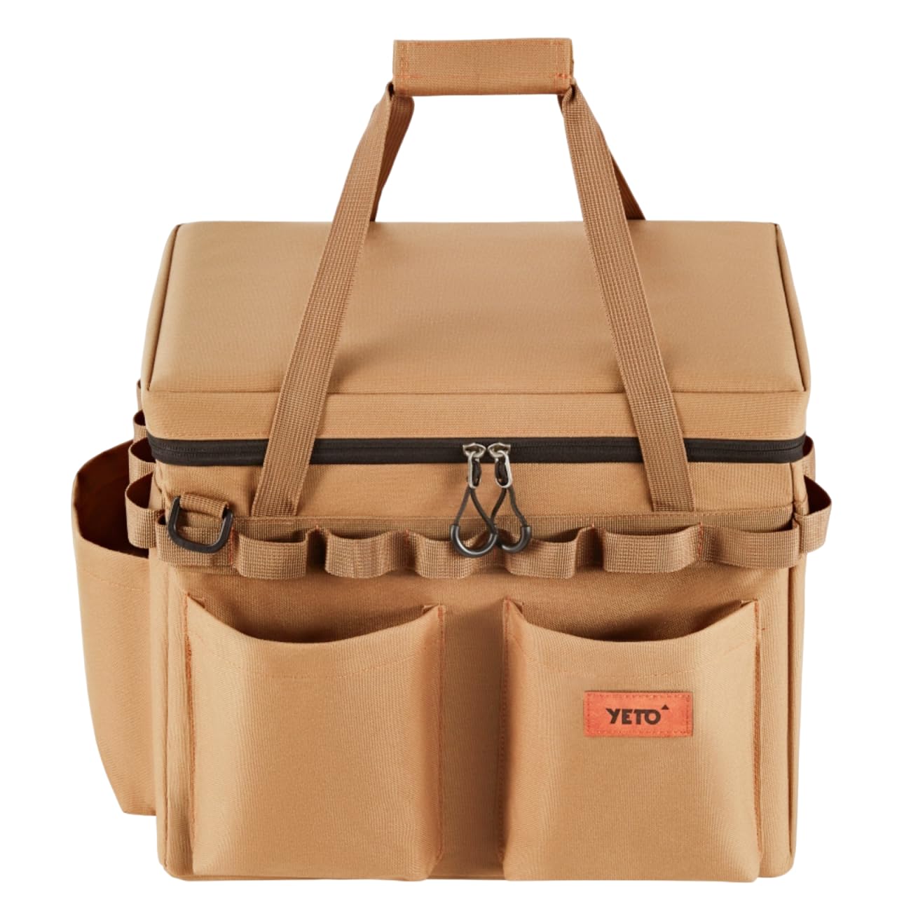 yETO ソフトコンテナ 30L キャンプ 防水 自立式 折りたたみ 蓋付き 工具バッグ ギアバッグ コンテナ キャンプ ギアケース 薪ツールバッグ アウトドア 車載収納 収納ボックス キャンプバッグ |selectable