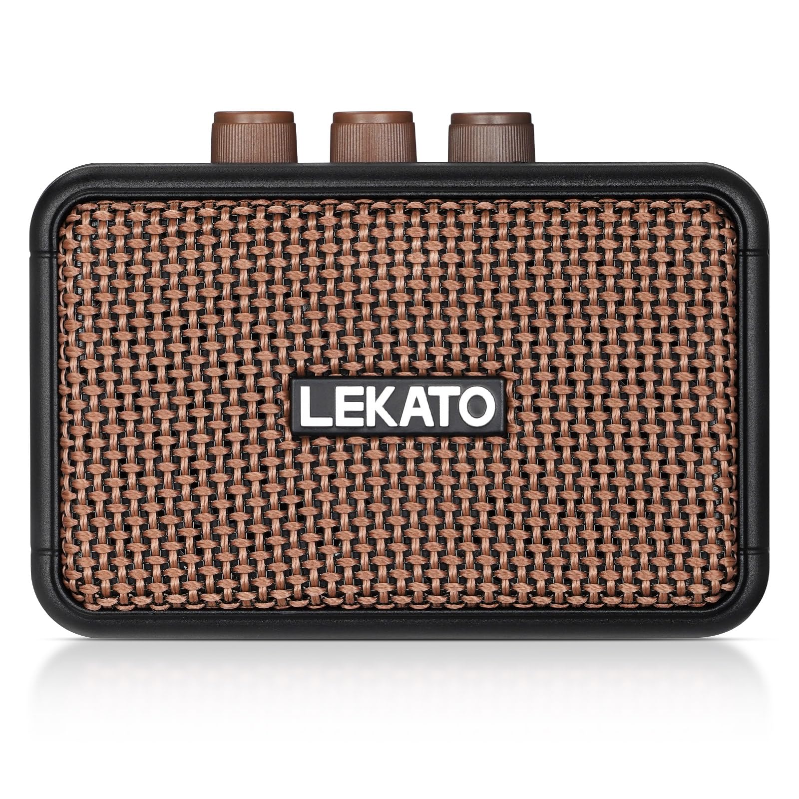 LEKATO ギターアンプ 5W エレキギターアンプ Bluetoothクリーン/オーバード イブ チャンネル 2つサウンドチャンネル ヘッドホン端子搭載 自宅 練習用 日本語取扱説明書付き｜selectable