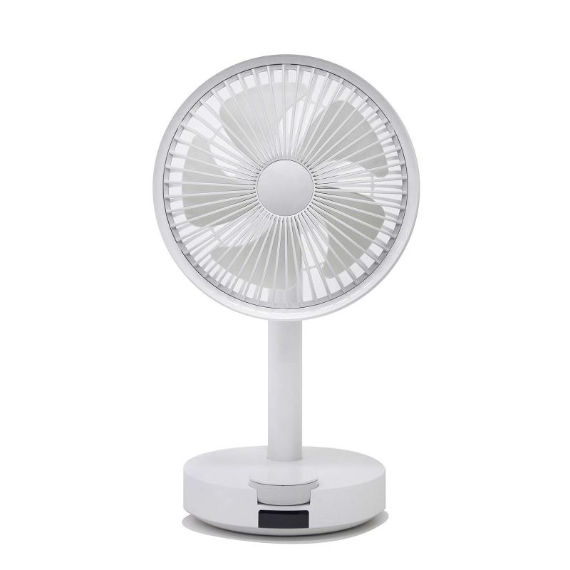 BLUEFEEL BARSET 4D FAN 多機能コードレス卓上扇風機【電池いらずのUSB充電式/静音 47dB / 首振り対応/サーキュレーター/ブラシレスDCモーター 搭載/携帯してキャンプなどのアウトドアに】【日本正
