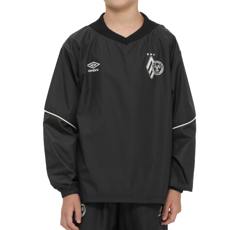 Umbro ピステ【THE THIRD by UMBRO】NAGAMOCHIラインドピステトップ 防風 はっ水 耐久ボーイズ