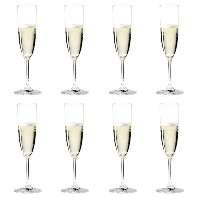 [正規品] RIEDEL リーデル シャンパングラス 8個セット ヴィノム シャンパーニュ・グラス 160ml 6416/08-8