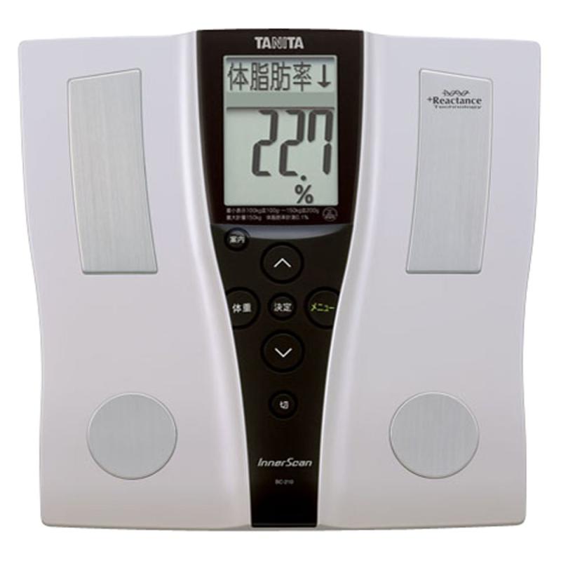 タニタ 体組み上げる計 BC-210-SV(しろがね色) 乗るピタ役立つことで飾り気の無い位置づける