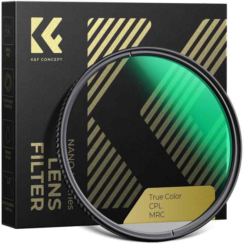 K&F Concept CPLフィルター TRUE COLOR