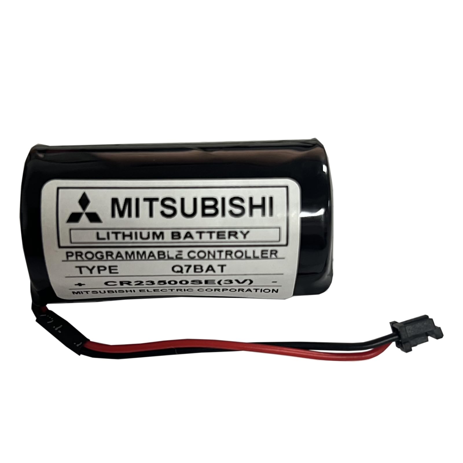 HIGHAKKU 互換性あり にとって （1個入り）CR23500SE (3V) 6000mAh Q7BAT with plug Q series PLC バッ (黒プラグ)｜selectable