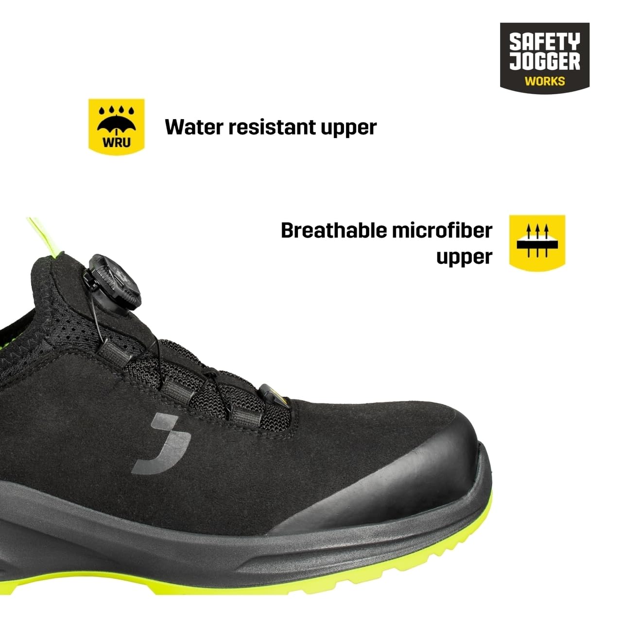 SAFETY JOGGER 耐滑 静電 踏抜防止 ISO規格 ダイアル式 安全靴 短靴 MODULO LOW (短靴) ブラック25.5 cm｜selectable 12,592円