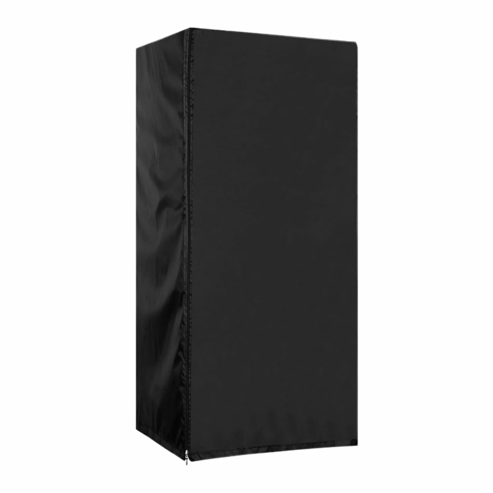 露天の露天電気冷蔵庫取りまかなうの冷凍器取りまかなう | ジッパーオックスフォードファブリックフリーザープロテクター 電気冷蔵庫の防御すること装具、食べ物屋用のまっ黒い電気冷蔵庫砂ぼこり取りまかなう