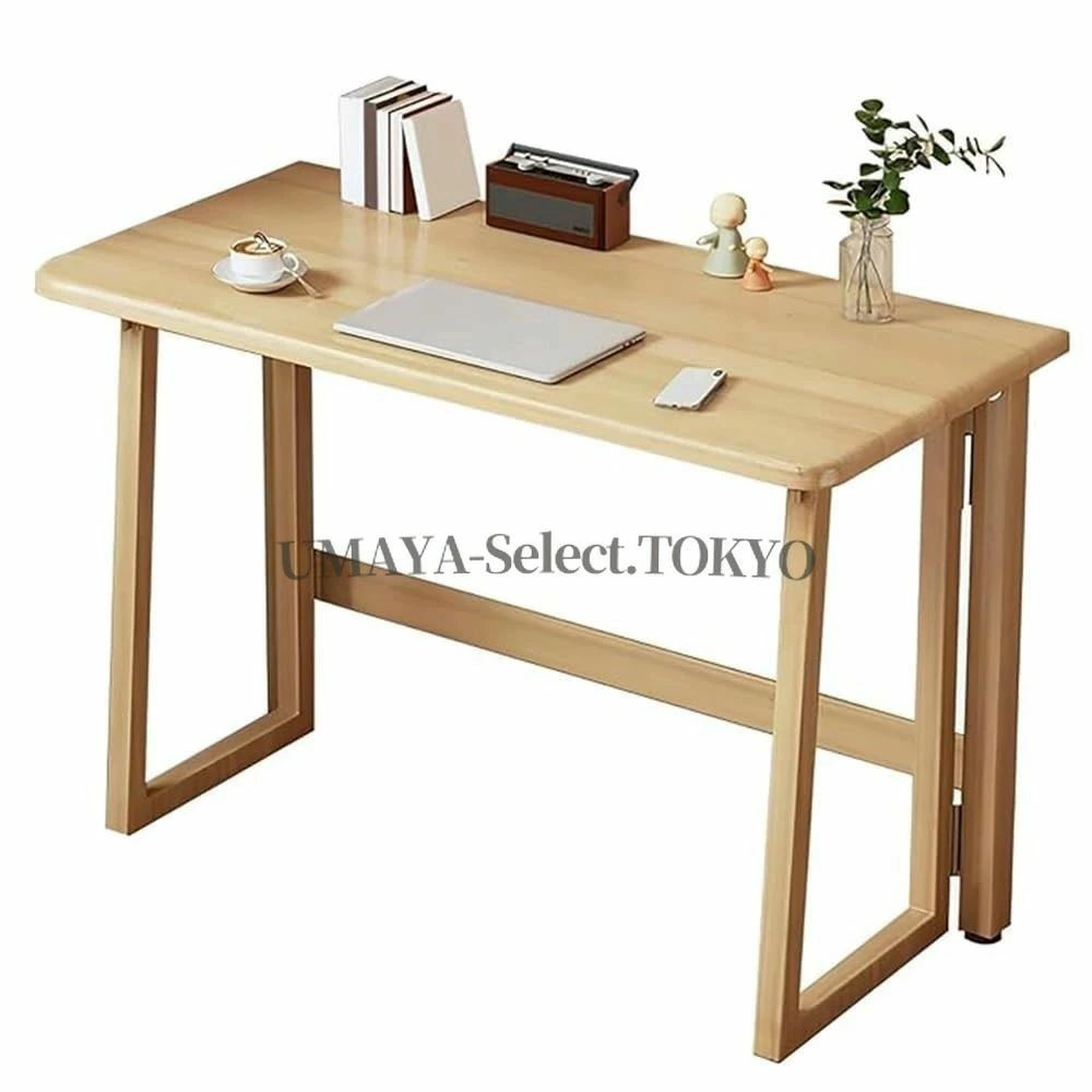 組立不要 折りたたみデスク 完成品 ウォルナット色 80cm 耐荷重 省スペース 学習机 学生用 ライティングテーブル ホームオフィス｜セレクトギアマーケット 16,362円