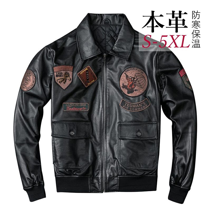 4XL 春 M ライダース メンズ L 3XL 2XL 自動二輪車 格好のいい 40代 防寒 冬 防風 なめし革上衣 紋章 途轍も無い大きさ 成人男性 厚地の外套 50代 30代 秋 革ジャン 黒いこと 上衣 羊革 MA-1 60代 御膳上等感 5XL 黒 本革 本革上衣 XL 生まれながらなめし革 上衣 ミリタリー上衣