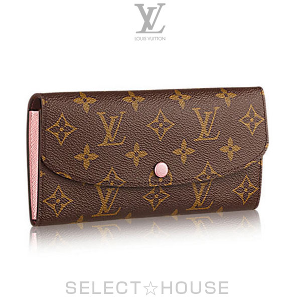 ルイヴィトン新品【お取り寄せ】 LOUIS VUITTON ルイ・ヴィトン 財布 ポルトフォイユ・エミリー ローズ・バレリーヌ