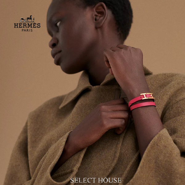 HERMES エルメスブレスレット 《Bracelet Behapi Double Tour