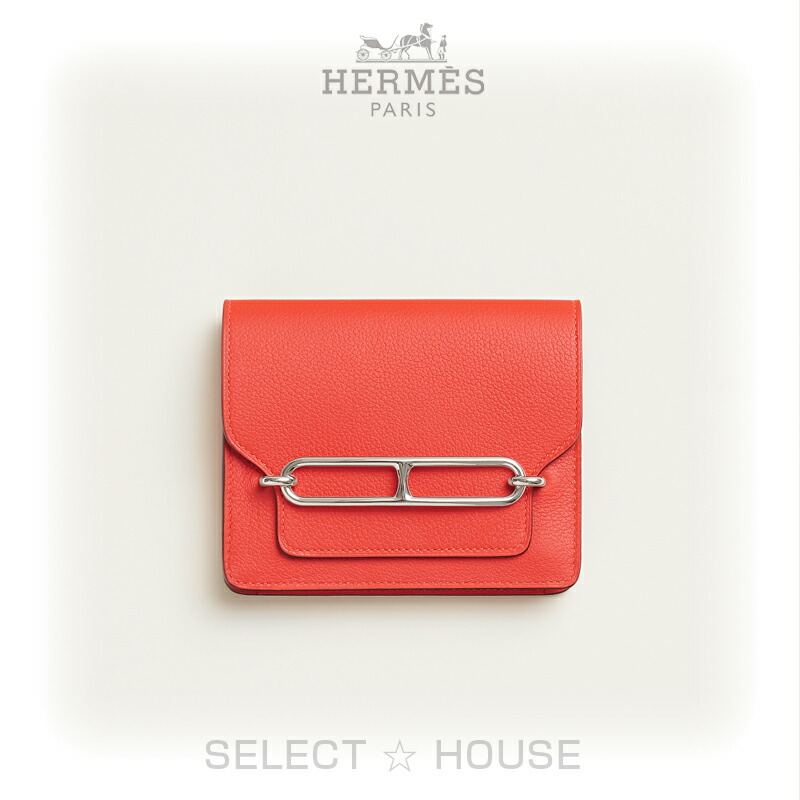 直営店リボン正規品 ギフト対応新品 お取り寄せ HERMES エルメス ルーリス スリムウォレット 【正規店直接買付品】