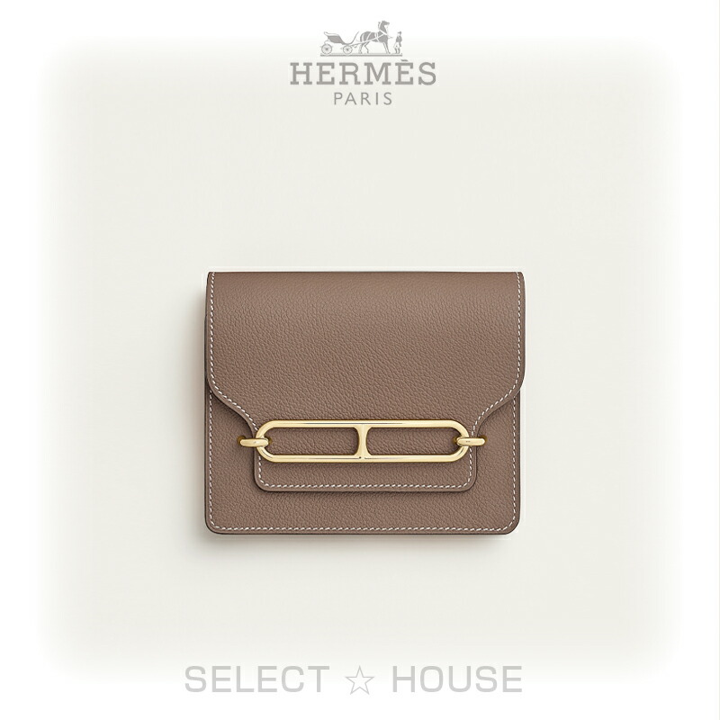 直営店リボン正規品 ギフト対応新品 お取り寄せ HERMES エルメス ルーリス スリムウォレット 【正規店直接買付品】