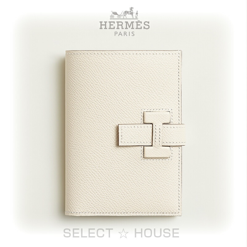 直営店リボン正規品 ギフト対応新品 お取り寄せ HERMES エルメス New H パサント コンパクトウォレット 【正規店直接買付品】