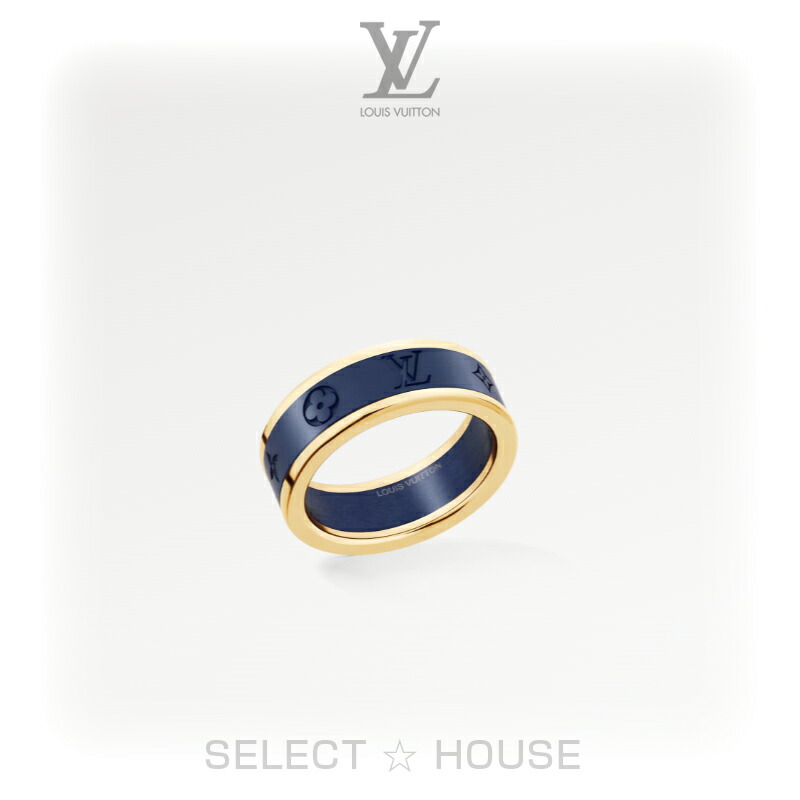 直営店リボンルイヴィトン新品【新品】【SELECTHOUSE☆セレクトハウス】 LOUIS VUITTON ルイ・ヴィトン スモールリング レ ガストン ヴィトン (イエローゴールド×チタニウム)