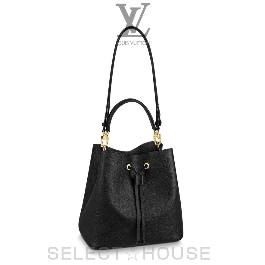 ルイヴィトン、ネオノエ モノグラム ショルダーバッグ ブラック LOUIS VUITTON ルイヴィトン ネオノエMM ショルダーバッグ 2WAY