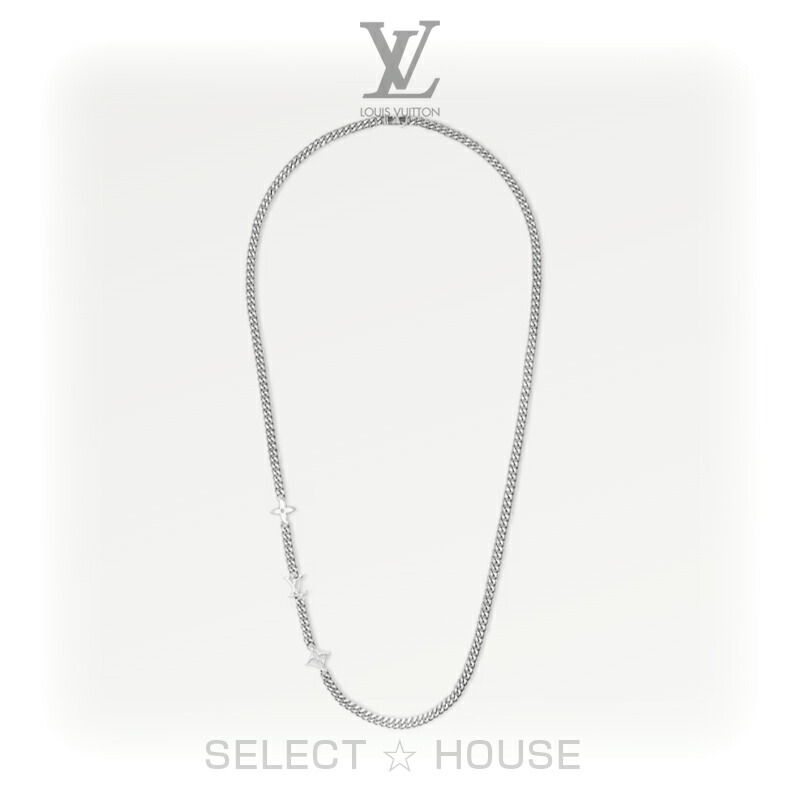 【艶やかなシルバーカラー】LV ★モノグラムロウ ネックレス louis-vuitton--