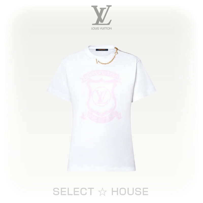 【ルイヴィトン】 ウォッシュドプリンテッド コットンTシャツ ウォッシュドプリンテッド コットンTシャツ ｜ルイ・ヴィトン