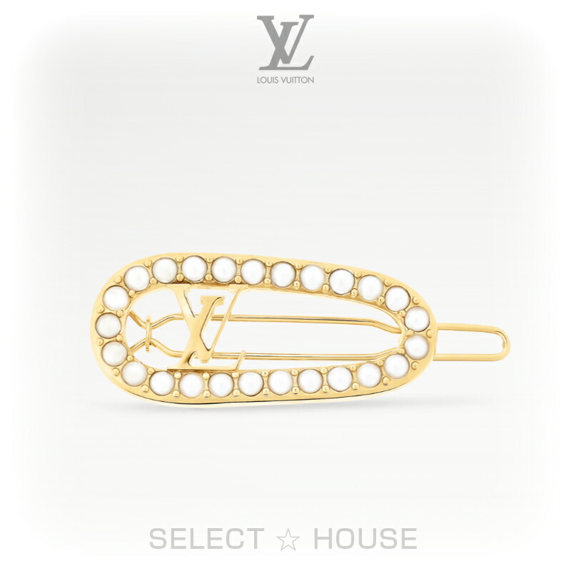 【美品】ルイ・ヴィトン M68940 ミニ ヘアクリップ ゴールドのみ LOUIS VUITTON ルイヴィトン ヘアクリップ ヘアアクセサリー