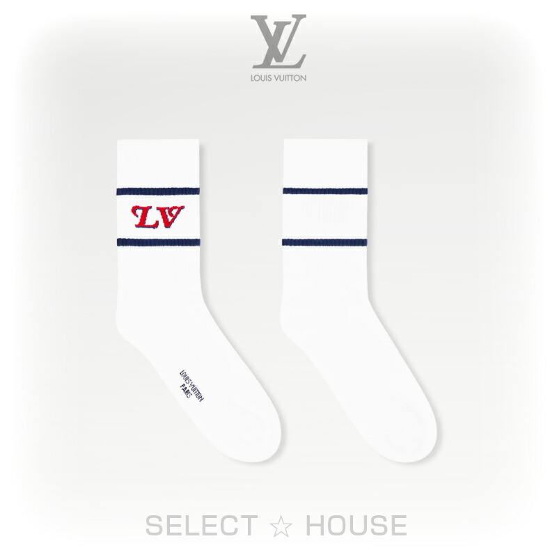 Louis Vuitton ロゴソックス ホワイト LV x TM Monogram Cerise Socks S00 - Women - Accessories | LOUIS