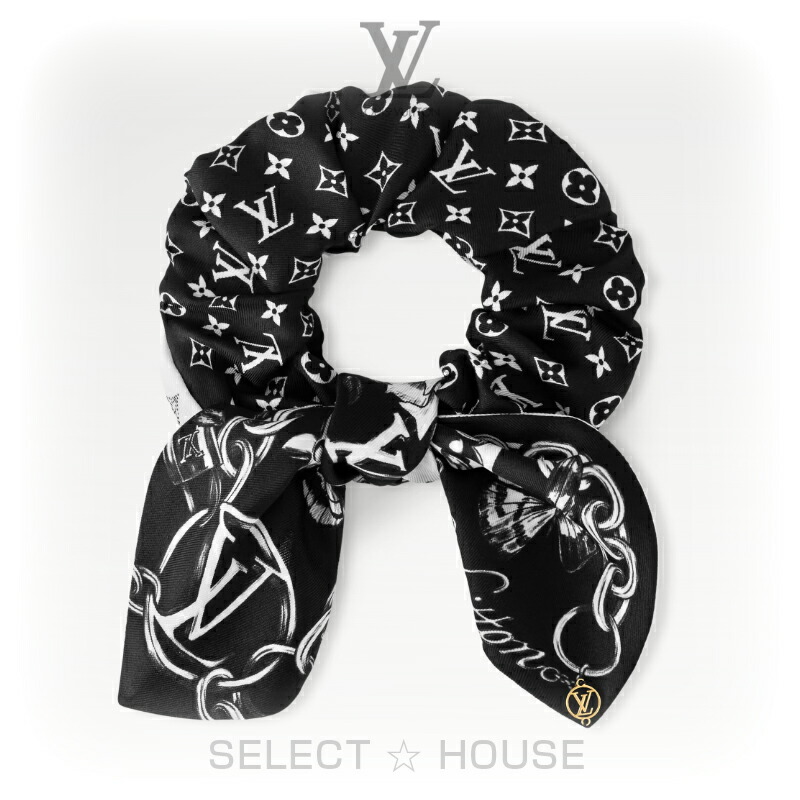 美品　LOUIS VUITTON ヘアシュシュ モノグラム LOUIS VUITTON ルイヴィトン M79104 シュシュ セット