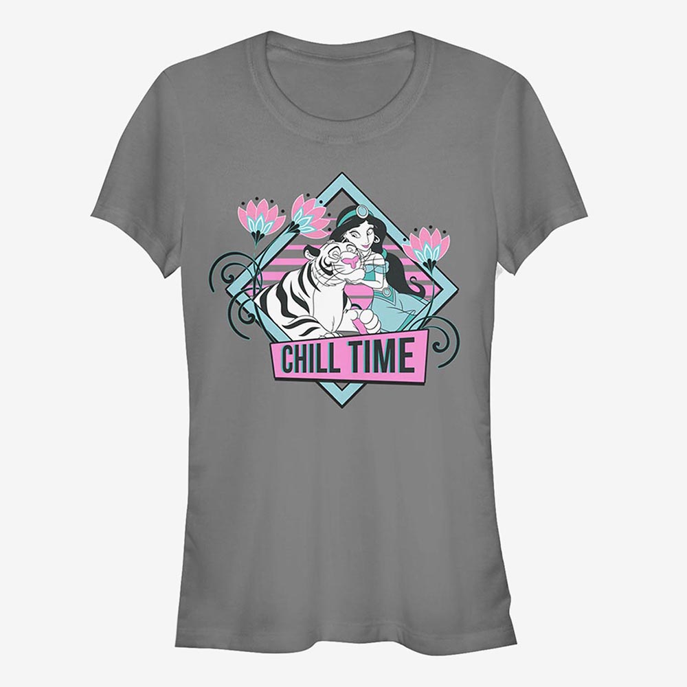 Tシャツ カットソー 決算特価商品 レディース 半袖 アラジン Disney ディズニー Tシャツ ジャスミン Aspire365 Org