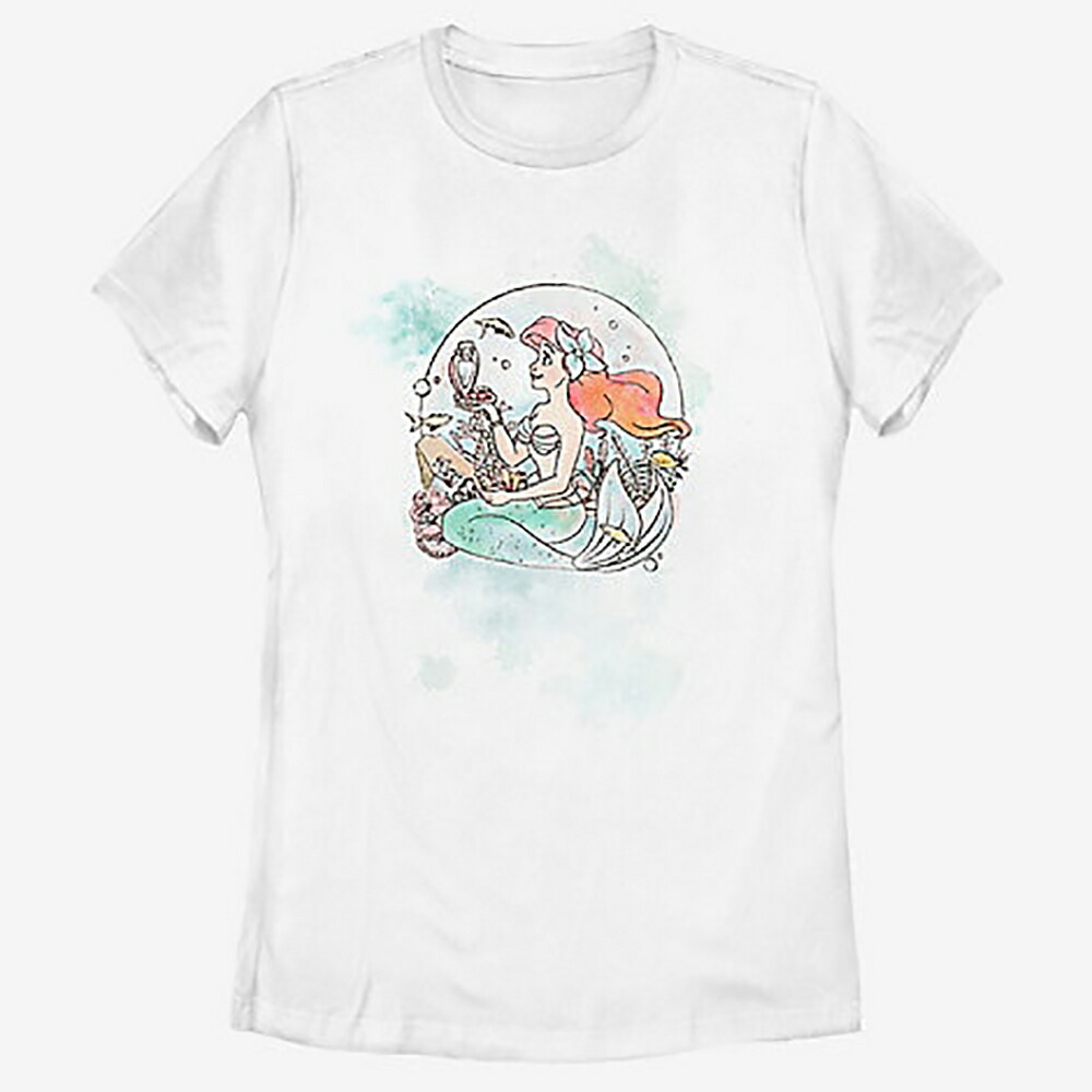 内祝い 楽天市場 アリエル Tシャツ ディズニー Disney リトルマーメイド 半袖 レディース 映画エンタメショップ Selection 保障できる Advance Com Ec
